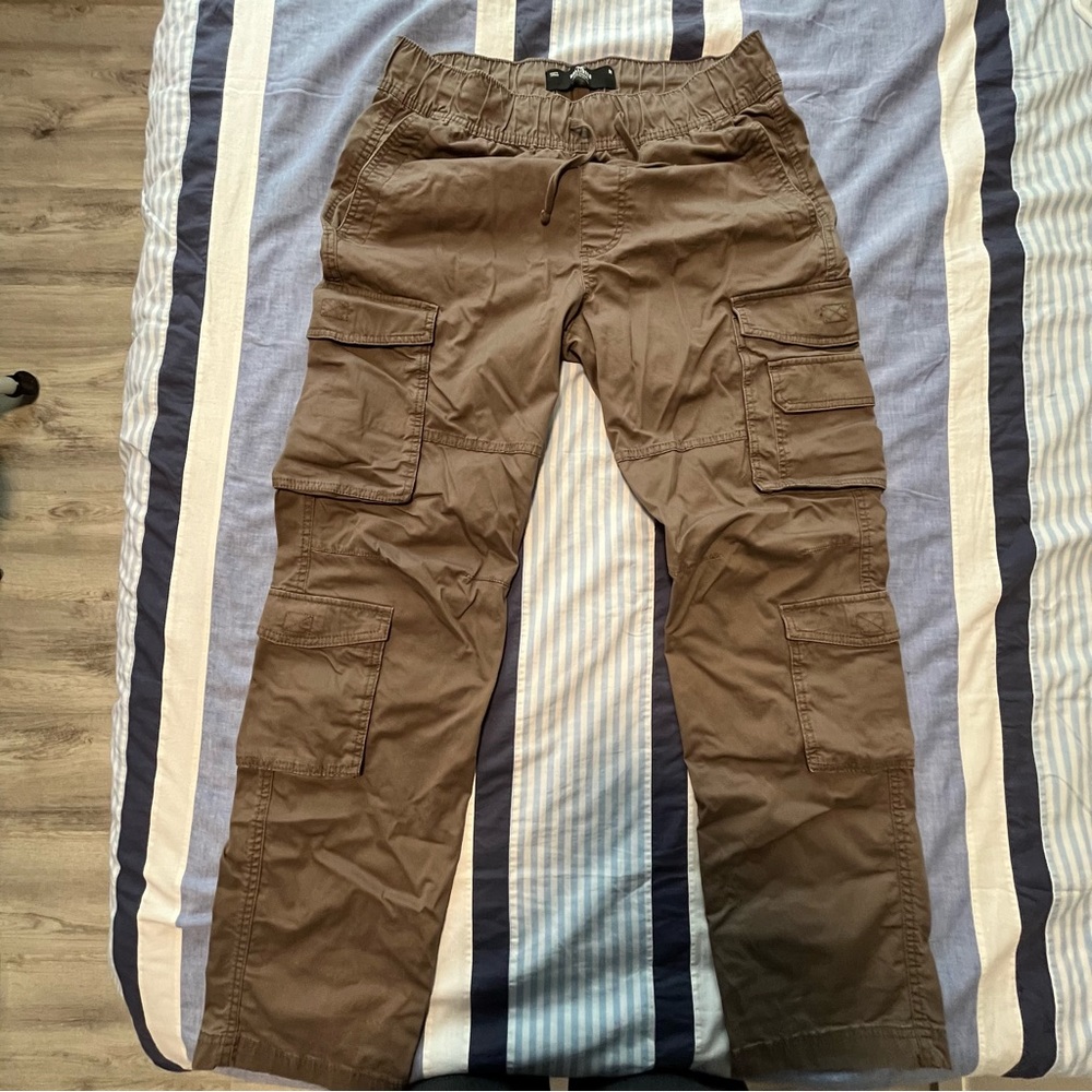 Hollister Brown Cargo Pants